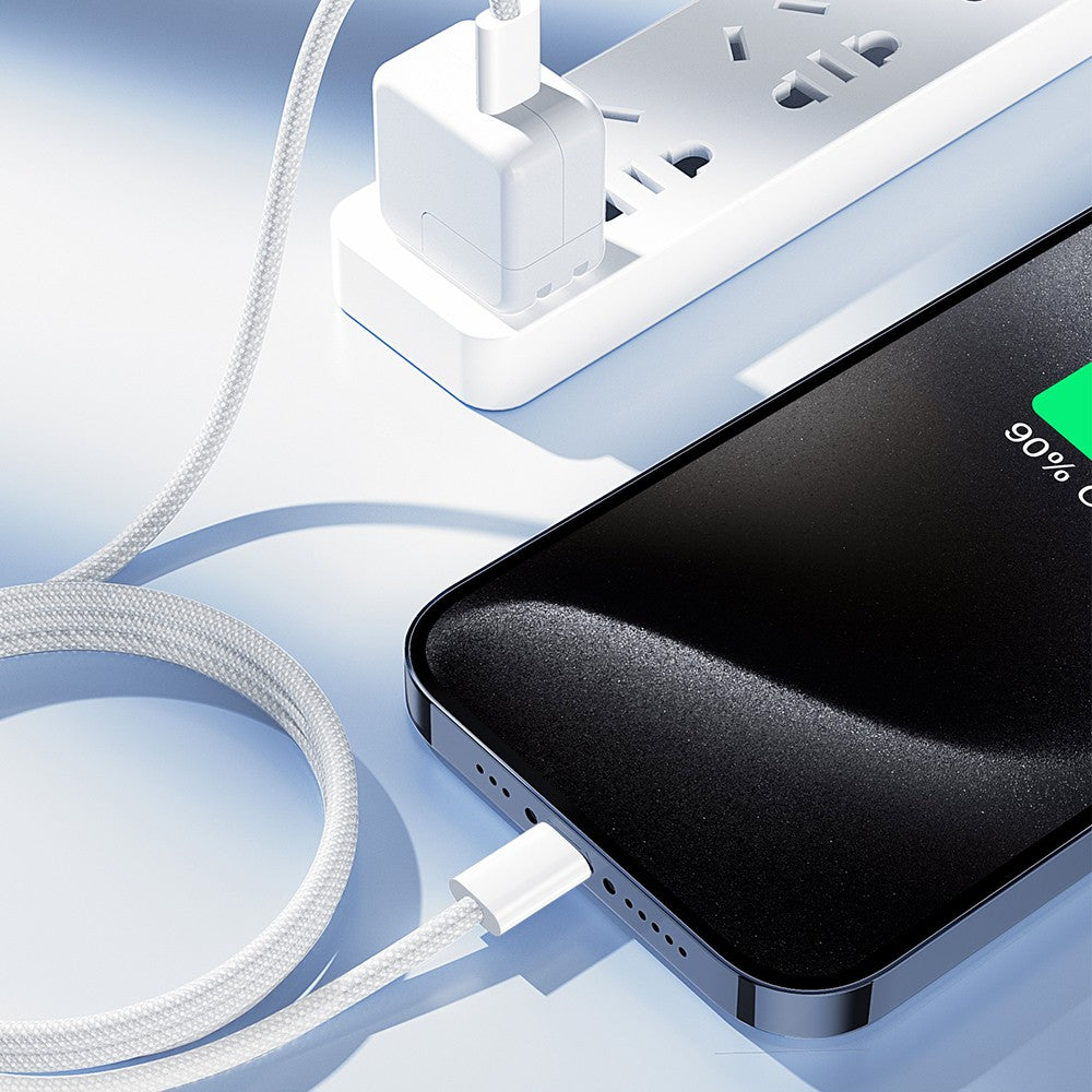 USB kabelis Joyroom S-A45 USB-C to USB-C 60W 1.0m baltas