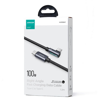 USB kabelis Joyroom S-CC100A17 USB-C to USB-C 100W 1.2m juodas