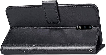 Dėklas Flower Book Samsung A155 A15 4G/A156 A15 5G juodas