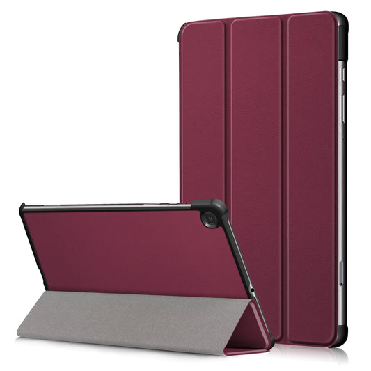 Dėklas Smart Leather Samsung P610/P615/P613/P619 Tab S6 Lite 10.4 bordo Planšetinių kompiuterių dėklai -   