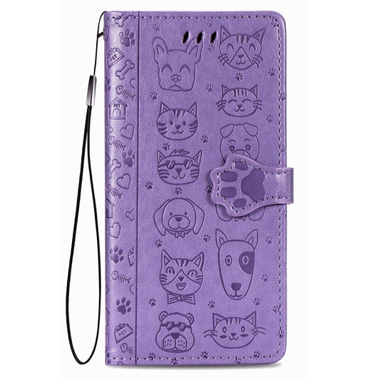 Dėklas Cat-Dog Xiaomi Redmi 9C/9C NFC violetinis