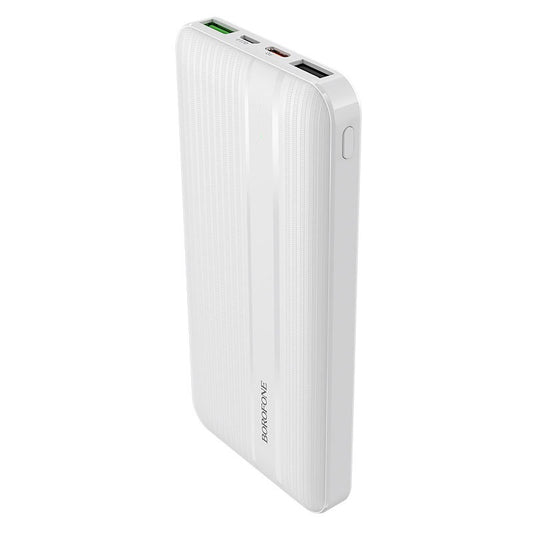 Išorinė baterija Power Bank Borofone BJ9 Type-C PD+Quick Charge 3.0 (3A) 10000mAh balta Išorinės baterijos -   