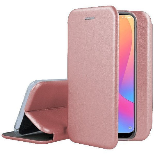 Dėklas Book Elegance Xiaomi Redmi 9C/9C NFC rožinis-auksinis