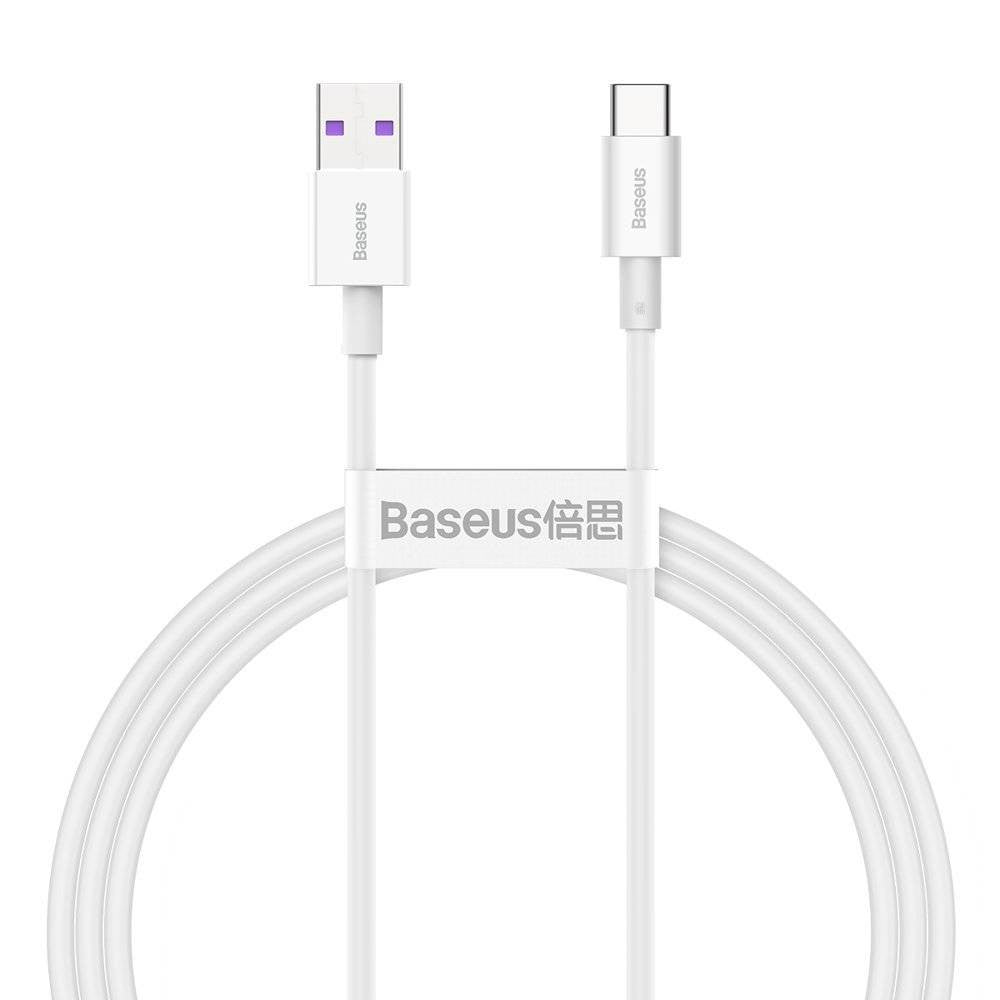 USB kabelis Baseus Superior iš USB į Type-C 66W 2.0m baltas CATYS-A02