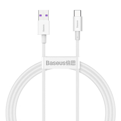 USB kabelis Baseus Superior iš USB į Type-C 66W 2.0m baltas CATYS-A02