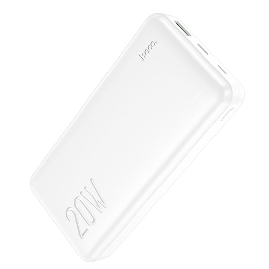 Išorinė baterija Power Bank Hoco J87A Type-C PD 20W+Quick Charge 3.0 20000mAh balta Išorinės baterijos -   