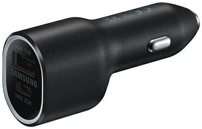 Automobilinis įkroviklis Samsung EP-L4020NBEGEU 40W USB-C/USB-A juodas
