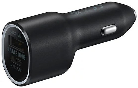 Automobilinis įkroviklis Samsung EP-L4020NBEGEU 40W USB-C/USB-A juodas