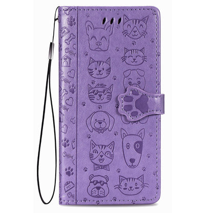 Dėklas Cat-Dog Samsung A346 A34 5G violetinis Telefonų dėklai -   