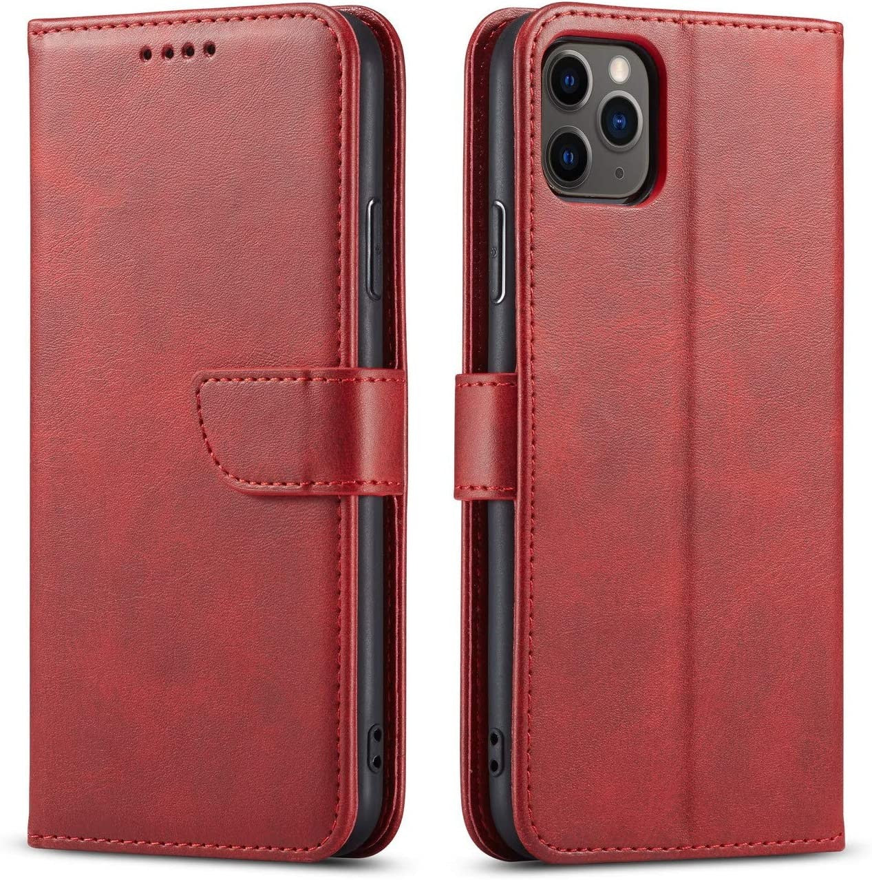 Dėklas Wallet Case Samsung A125 A12/M127 M12 raudonas  -   