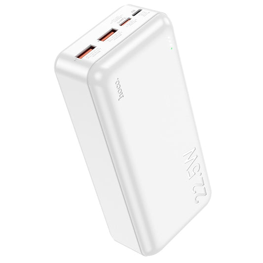 Išorinė baterija Power Bank Hoco J101B PD 20W+Quick Charge 3.0 22.5W 30000mAh baltas Išorinės baterijos -   