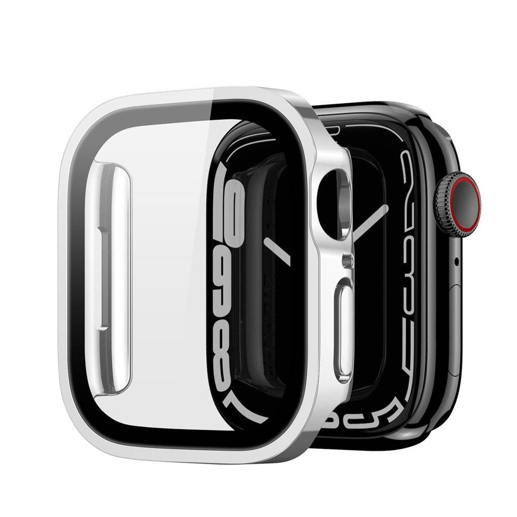 LCD apsauginis stikliukas/dėklas Dux Ducis Hamo Apple Watch 41mm sidabrinis Išmaniųjų laikrodžių apsaugos -   