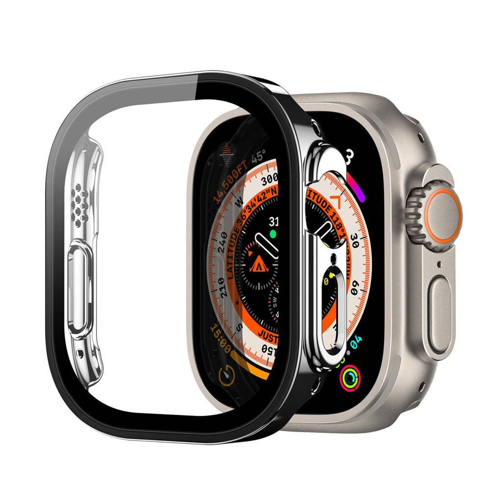 LCD apsauginis stikliukas/dėklas Dux Ducis Hamo Apple Watch Ultra 49mm juodas Išmaniųjų laikrodžių apsaugos -   