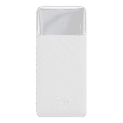 Išorinė baterija Power Bank Baseus Bipow 15W 20000mAh + MicroUSB 0.25m balta PPBD050102 Išorinės baterijos -   