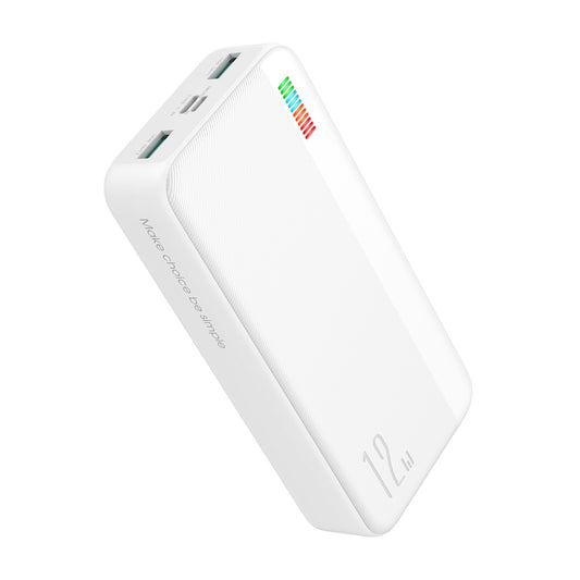 Išorinė baterija Power Bank Joyroom JR-T017 12W 20000mAh balta Išorinės baterijos -   