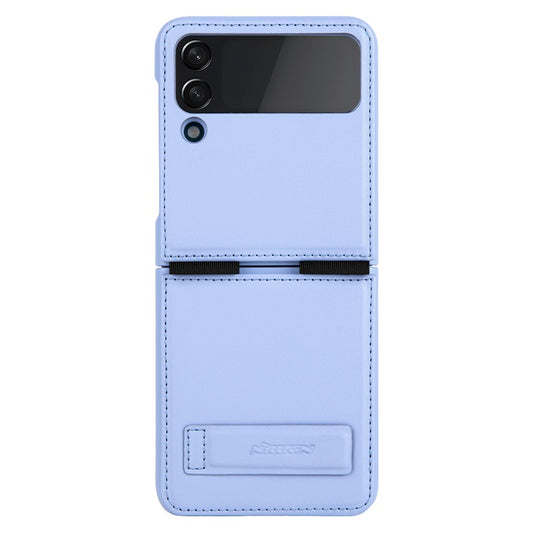 Dėklas Nillkin Qin Leather (Plain Leather) Samsung F721 Z Flip4 5G violetinis Telefonų dėklai -   