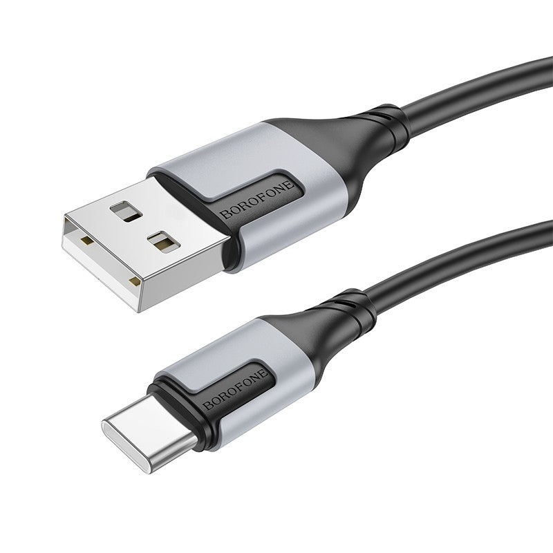 USB kabelis Borofone BX101 USB-A to USB-C 1.0m juodas Default Title