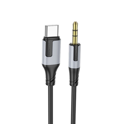 Audio kabelis Borofone BL19 USB-C to 3,5mm juodas Default Title