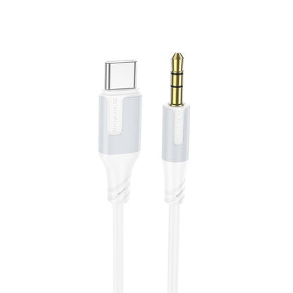 Audio kabelis Borofone BL19 USB-C to 3,5mm baltas Default Title
