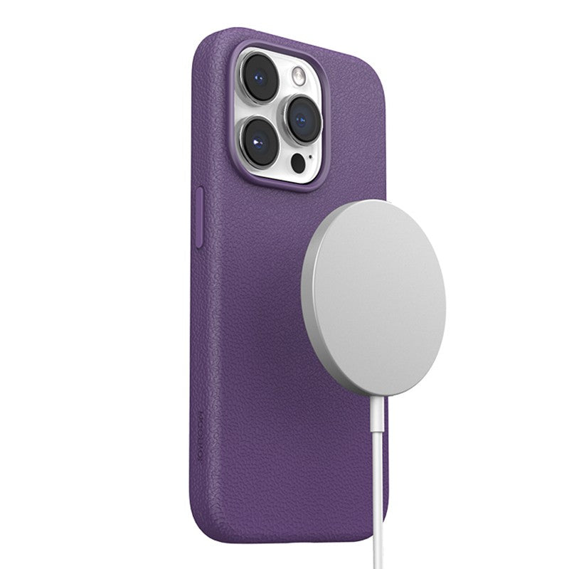 Dėklas Joyroom JR-BP006 Magnetic Protective Phone Case Apple iPhone 15 violetinis Telefonų dėklai -   